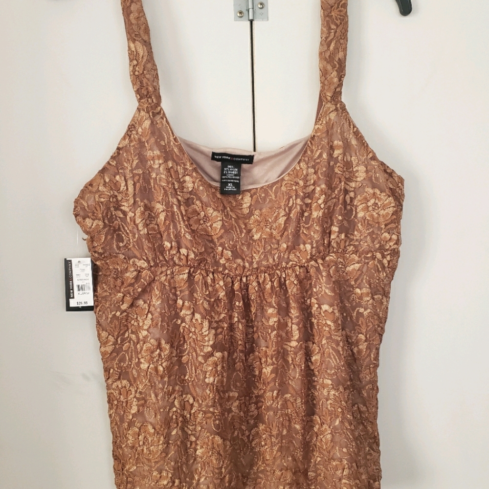 New York & Company Lace Tank